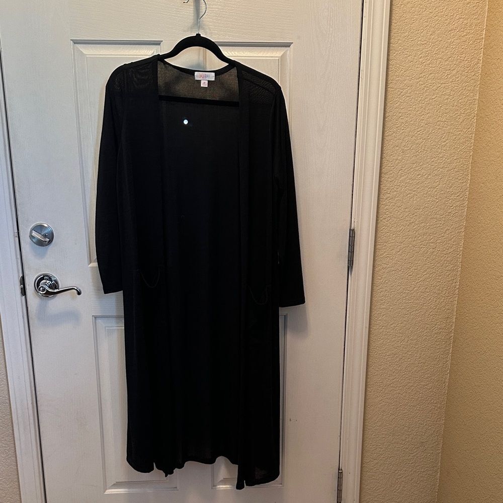 LuLaRoe Black Long Cardigan